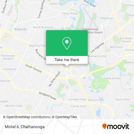 Mapa de Motel 6