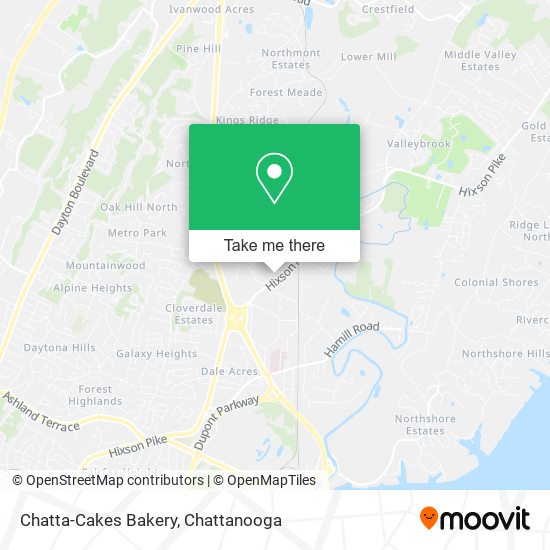 Chatta-Cakes Bakery map