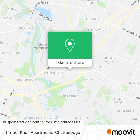 Timber Knoll Apartments map