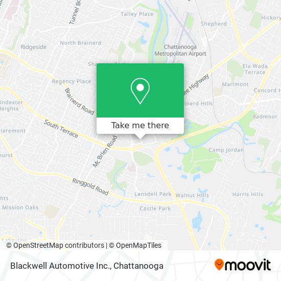 Blackwell Automotive Inc. map