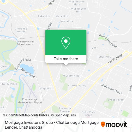 Mapa de Mortgage Investors Group - Chattanooga Mortgage Lender