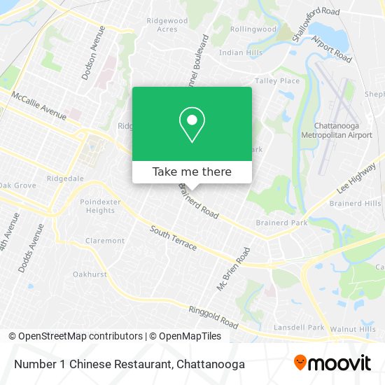 Mapa de Number 1 Chinese Restaurant
