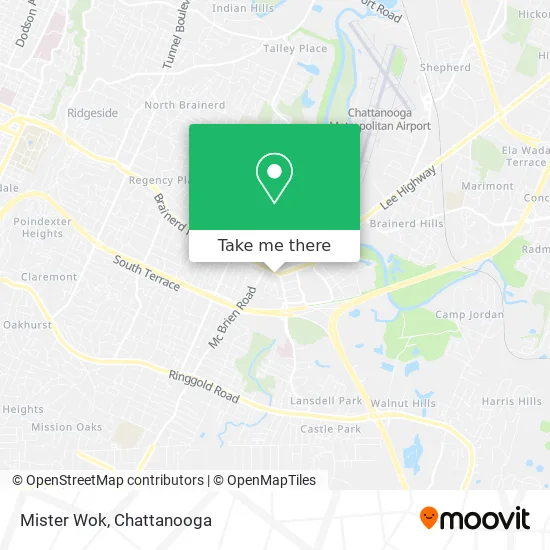 Mister Wok map