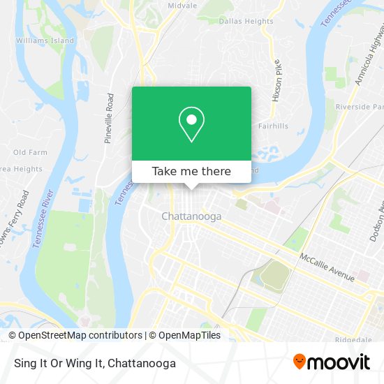 Sing It Or Wing It map