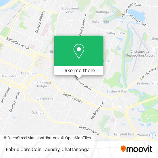 Fabric Care Coin Laundry map