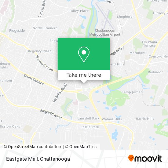 Mapa de Eastgate Mall