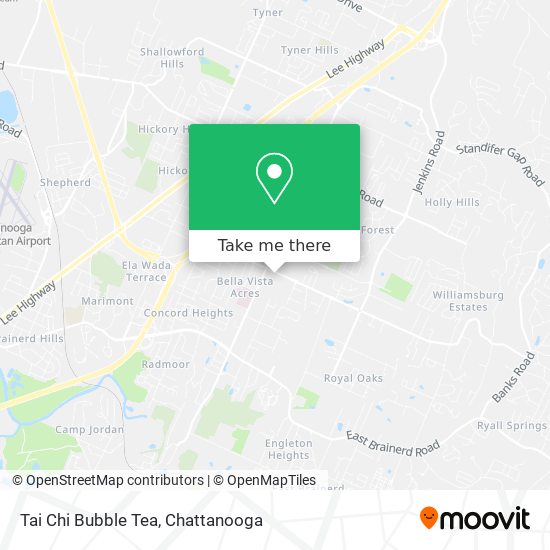 Tai Chi Bubble Tea map