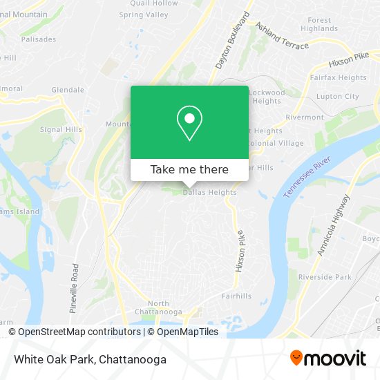 White Oak Park map