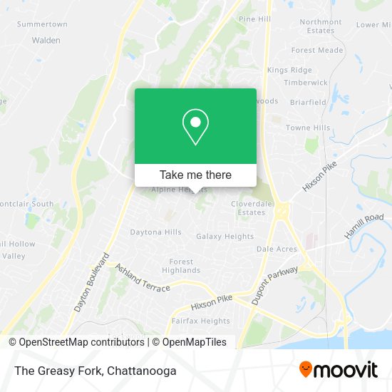 Mapa de The Greasy Fork