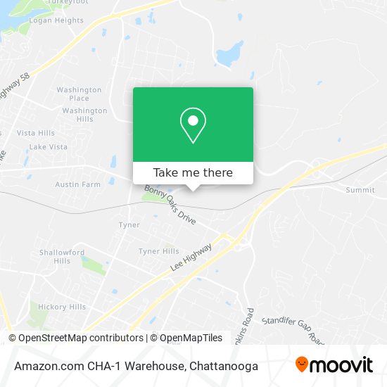 Mapa de Amazon.com CHA-1 Warehouse