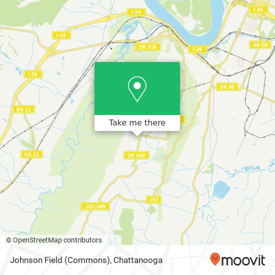 Johnson Field (Commons) map