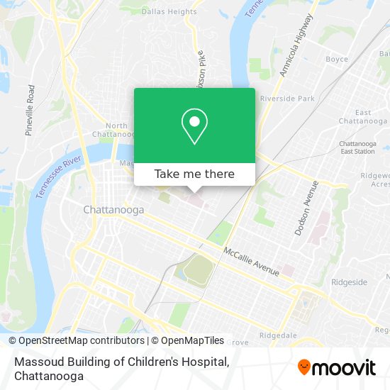 Mapa de Massoud Building of Children's Hospital