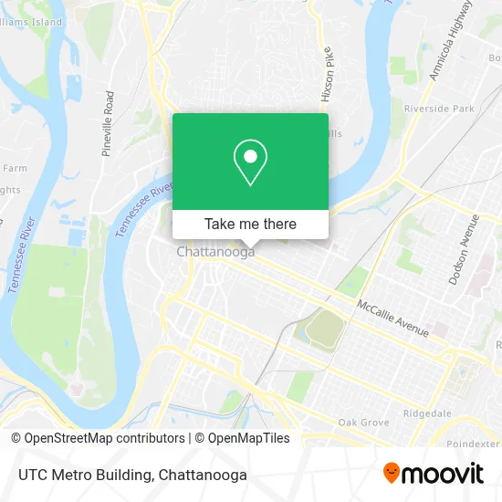 UTC Metro Building map