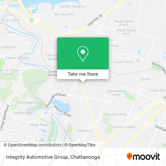 Mapa de Integrity Automotive Group