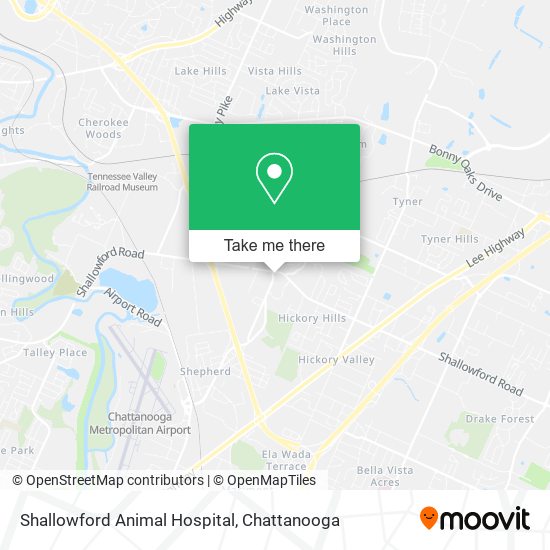 Mapa de Shallowford Animal Hospital