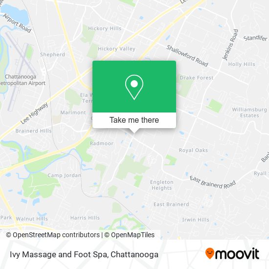 Ivy Massage and Foot Spa map
