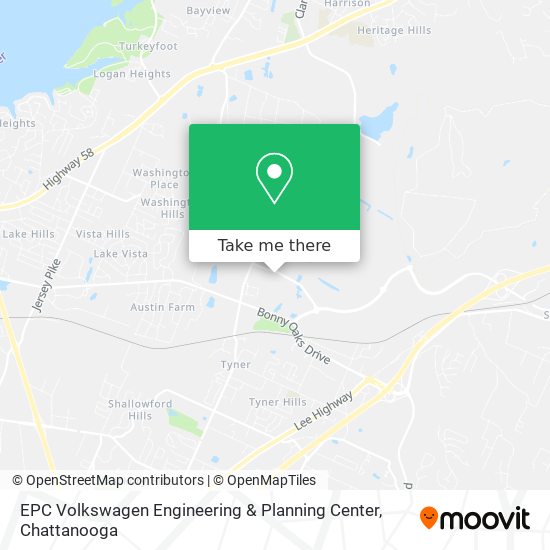 Mapa de EPC Volkswagen Engineering & Planning Center
