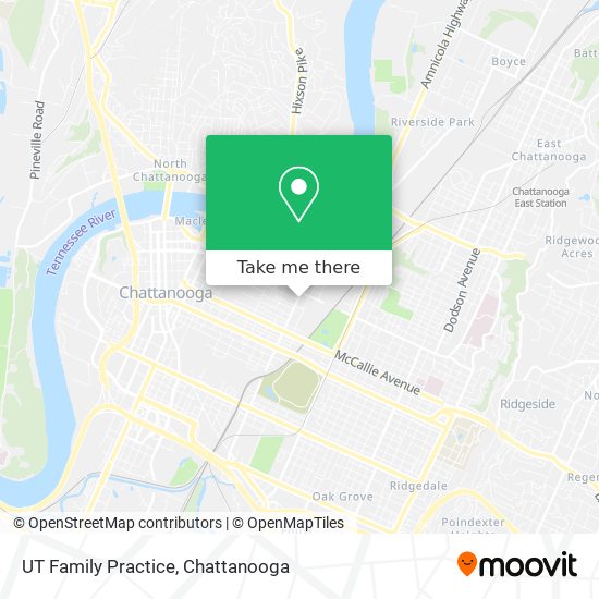 UT Family Practice map