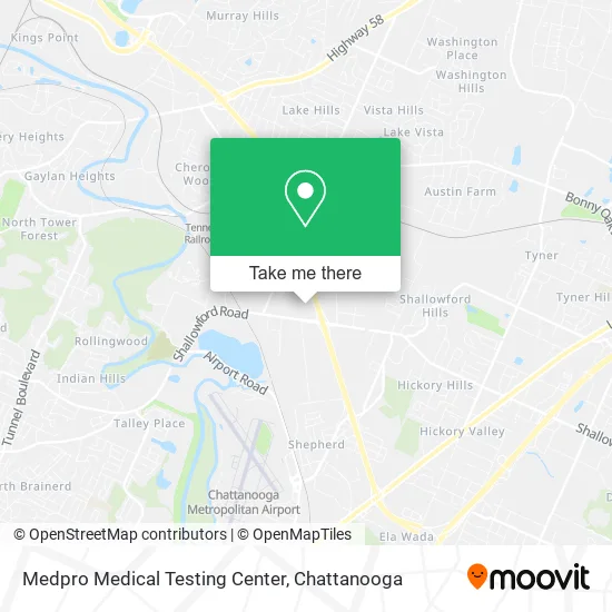 Medpro Medical Testing Center map