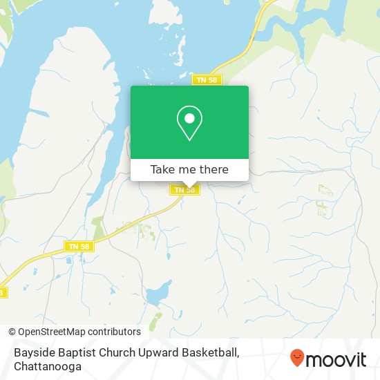 Bayside Baptist Church Upward Basketball map