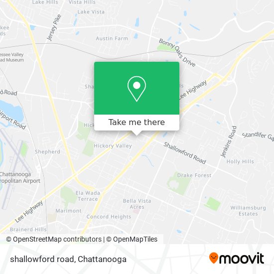 Mapa de shallowford road