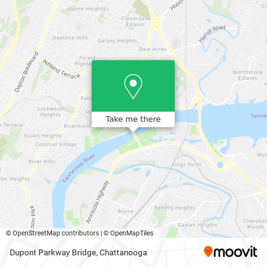 Dupont Parkway Bridge map