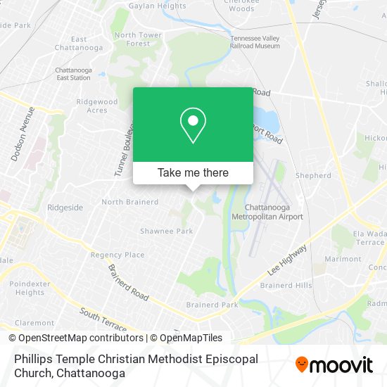 Mapa de Phillips Temple Christian Methodist Episcopal Church