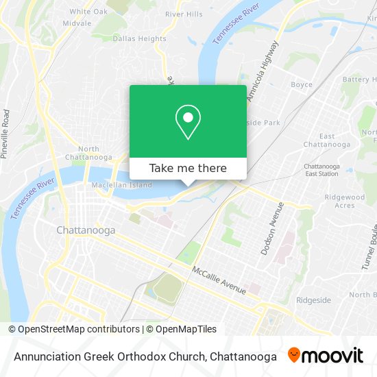 Mapa de Annunciation Greek Orthodox Church