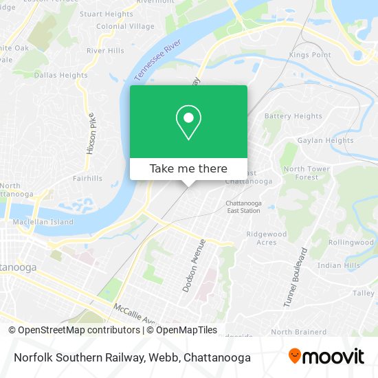 How To Get To Norfolk Southern Railway Webb In Chattanooga By Bus