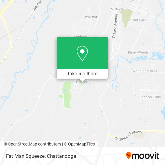 Fat Man Squeeze map
