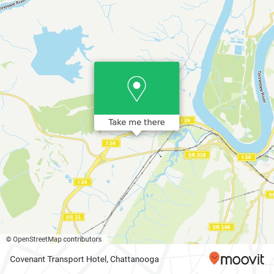 Covenant Transport Hotel map