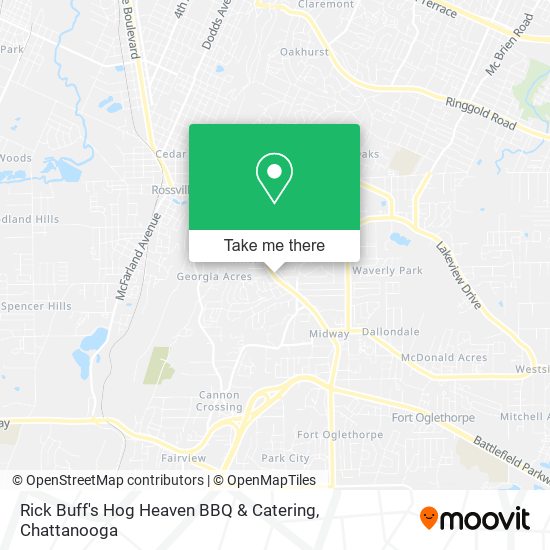 Rick Buff's Hog Heaven BBQ & Catering map