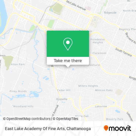 East Lake Academy Of Fine Arts map