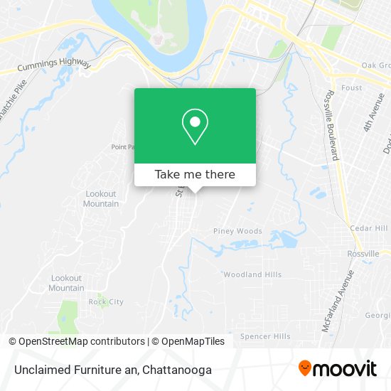 Unclaimed Furniture an map