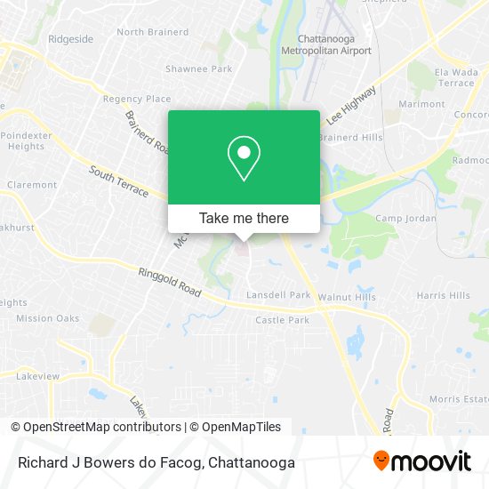 Mapa de Richard J Bowers do Facog
