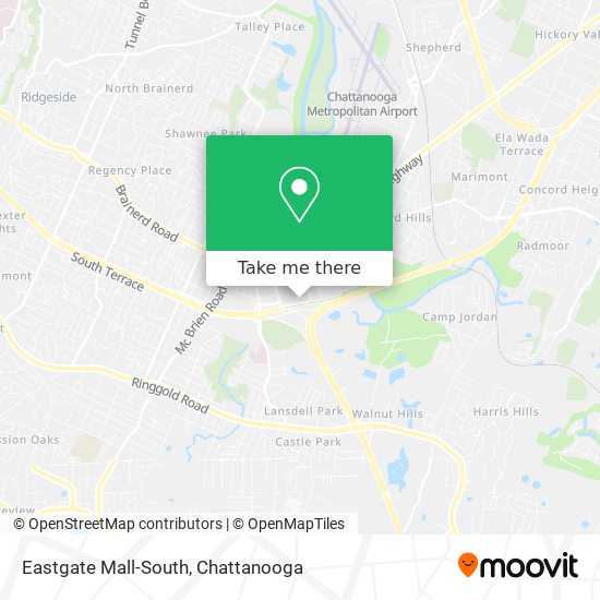 Mapa de Eastgate Mall-South