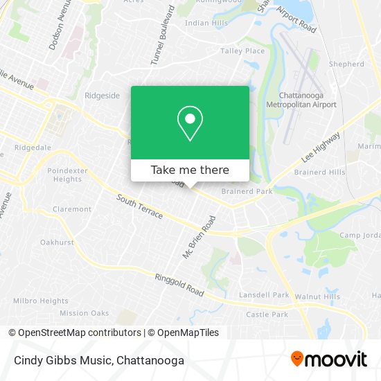 Mapa de Cindy Gibbs Music
