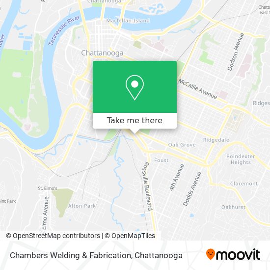 Mapa de Chambers Welding & Fabrication