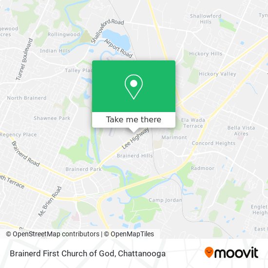 Mapa de Brainerd First Church of God