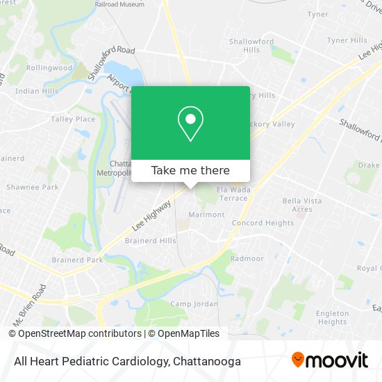 All Heart Pediatric Cardiology map