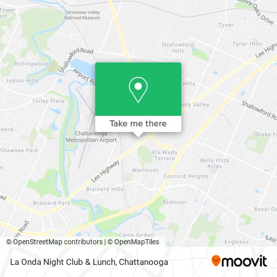 Mapa de La Onda Night Club & Lunch