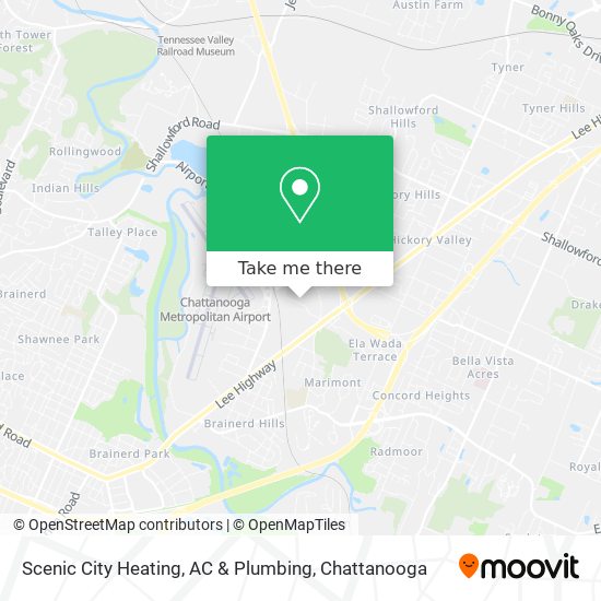 Mapa de Scenic City Heating, AC & Plumbing