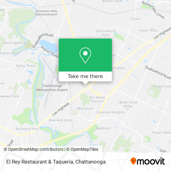 Mapa de El Rey Restaurant & Taqueria