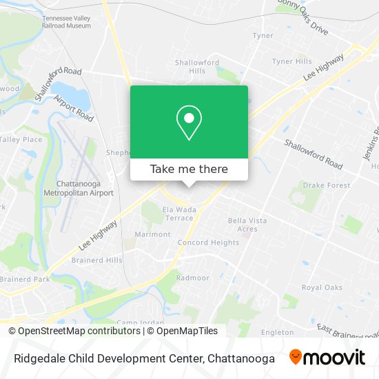 Mapa de Ridgedale Child Development Center