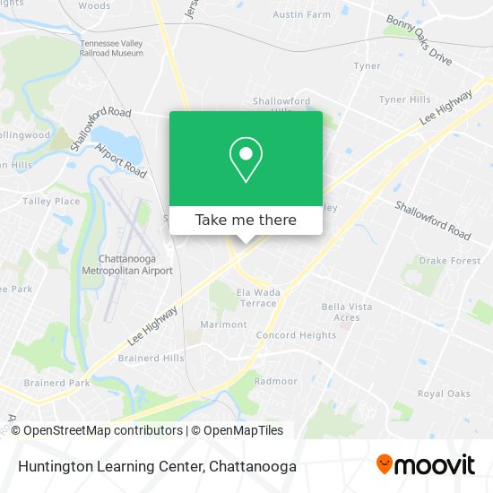 Mapa de Huntington Learning Center