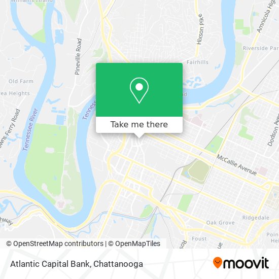 Atlantic Capital Bank map