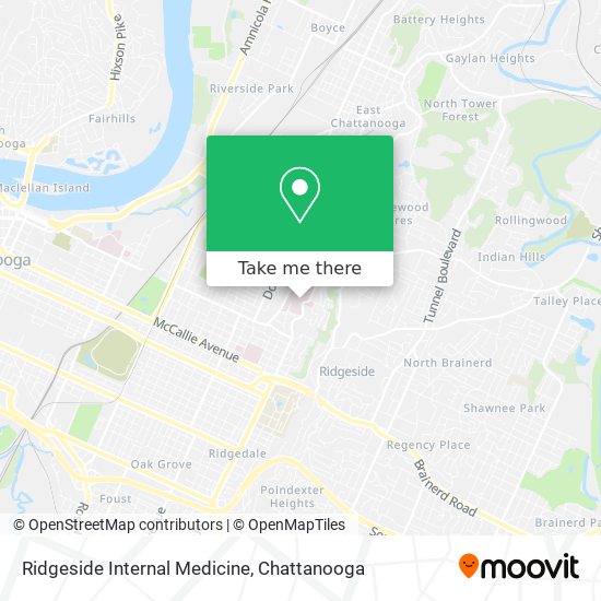 Mapa de Ridgeside Internal Medicine