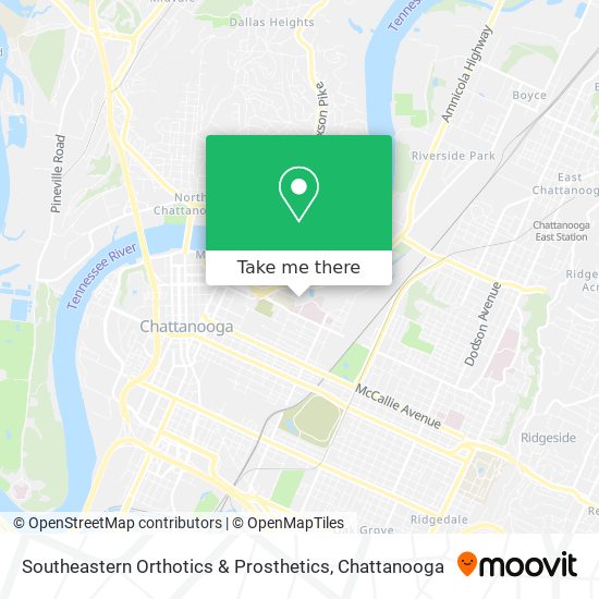 Southeastern Orthotics & Prosthetics map