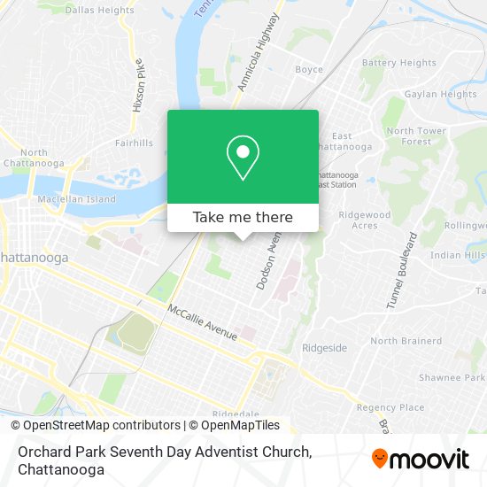 Orchard Park Seventh Day Adventist Church map
