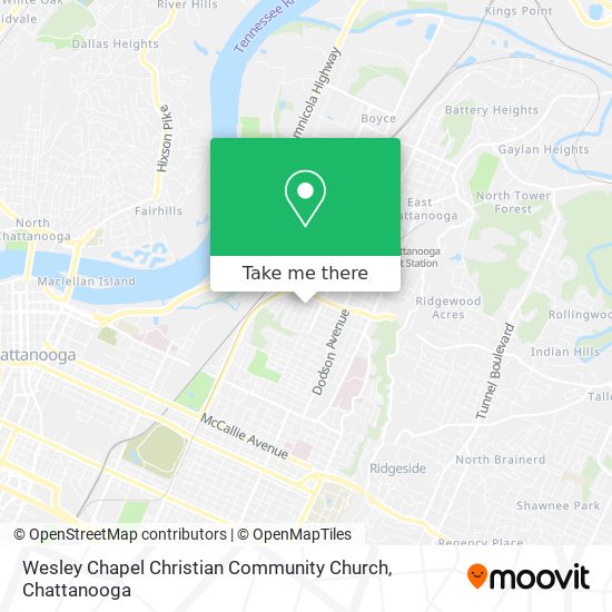 Wesley Chapel Christian Community Church map